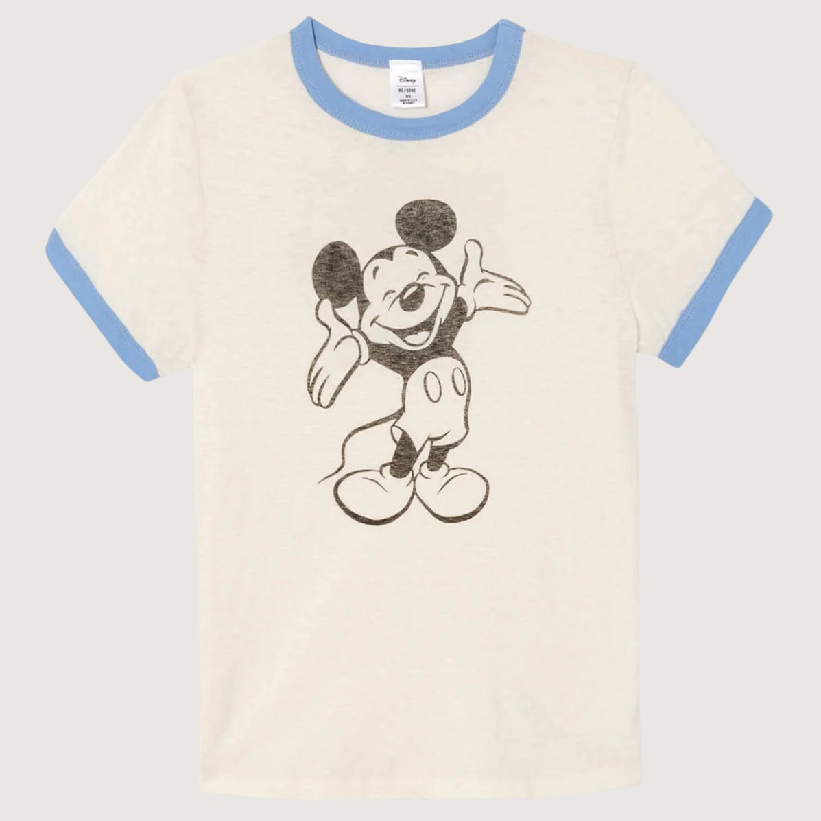 60s Slim Ringer Tee The Mickey Mouse Club