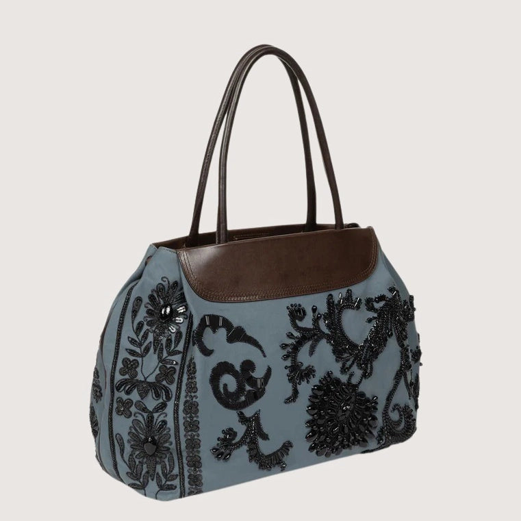 Blossom Embroidery Bag - Medium