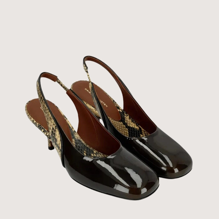 Leather Sling-Back Pump