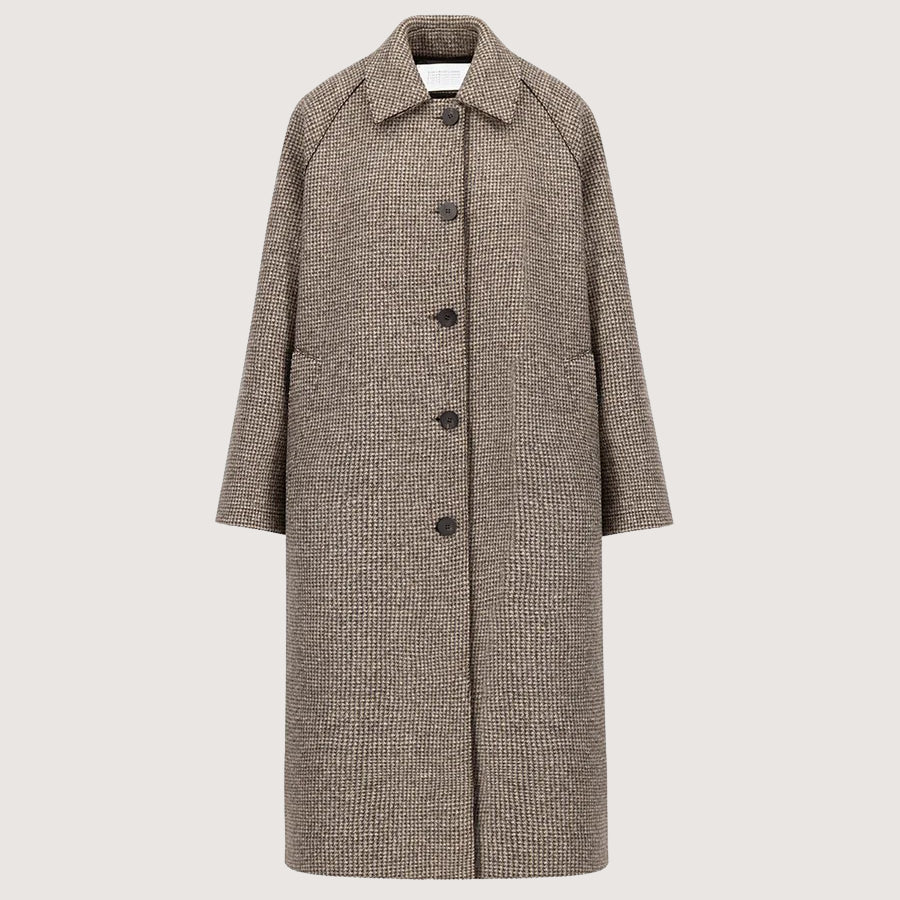 Balmacaan Cashmere Coat