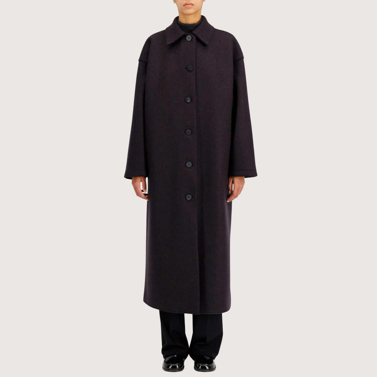 Mac Patterned Cashmere Coat