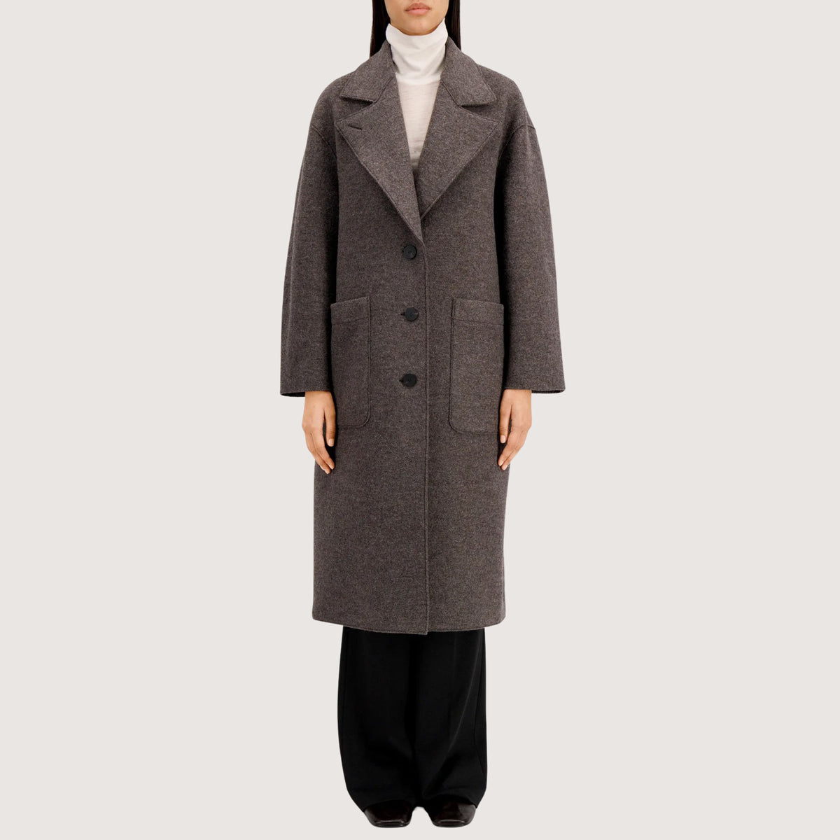 Boiled Wool Greatcoat