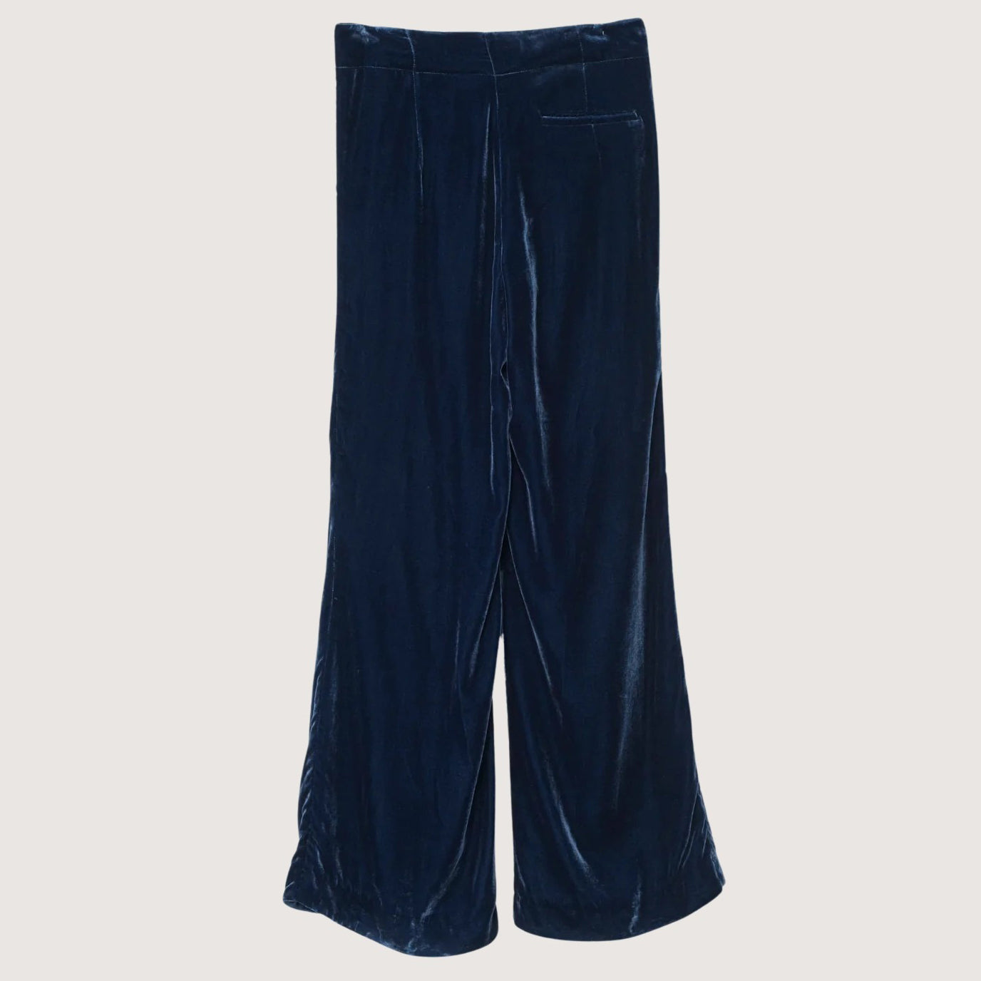 Silk Velvet Flared Pants
