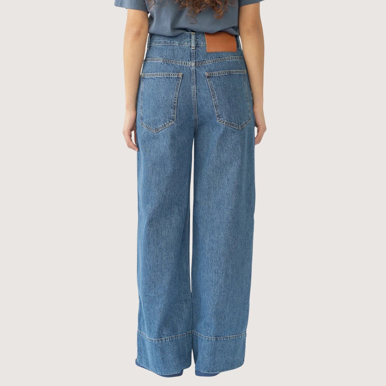 Hemp/Cotton Wide Leg Jeans