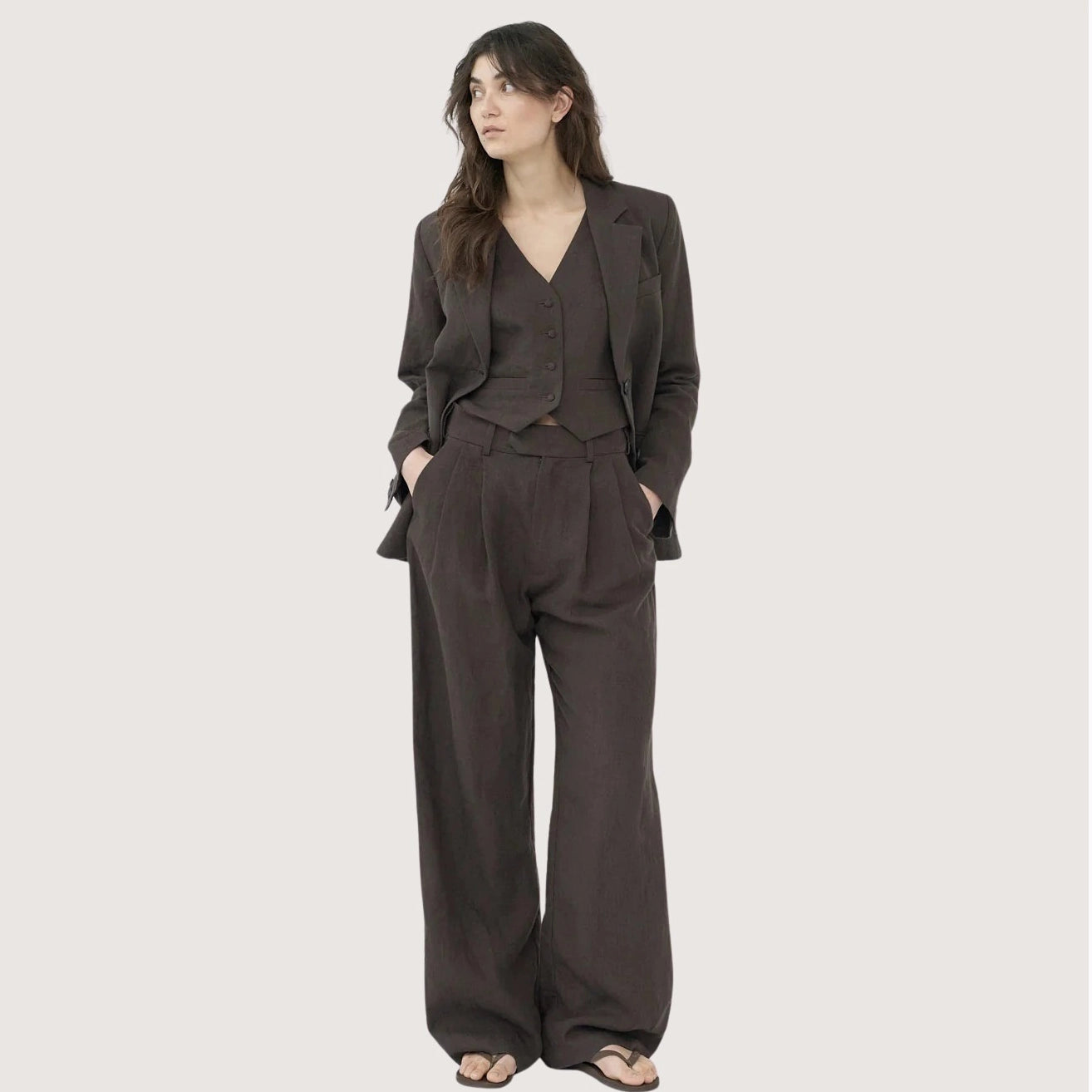 Linen Wide Pant