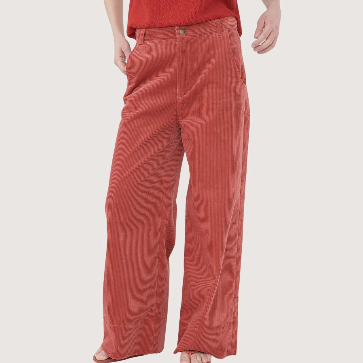 Corduroy Wide Pants