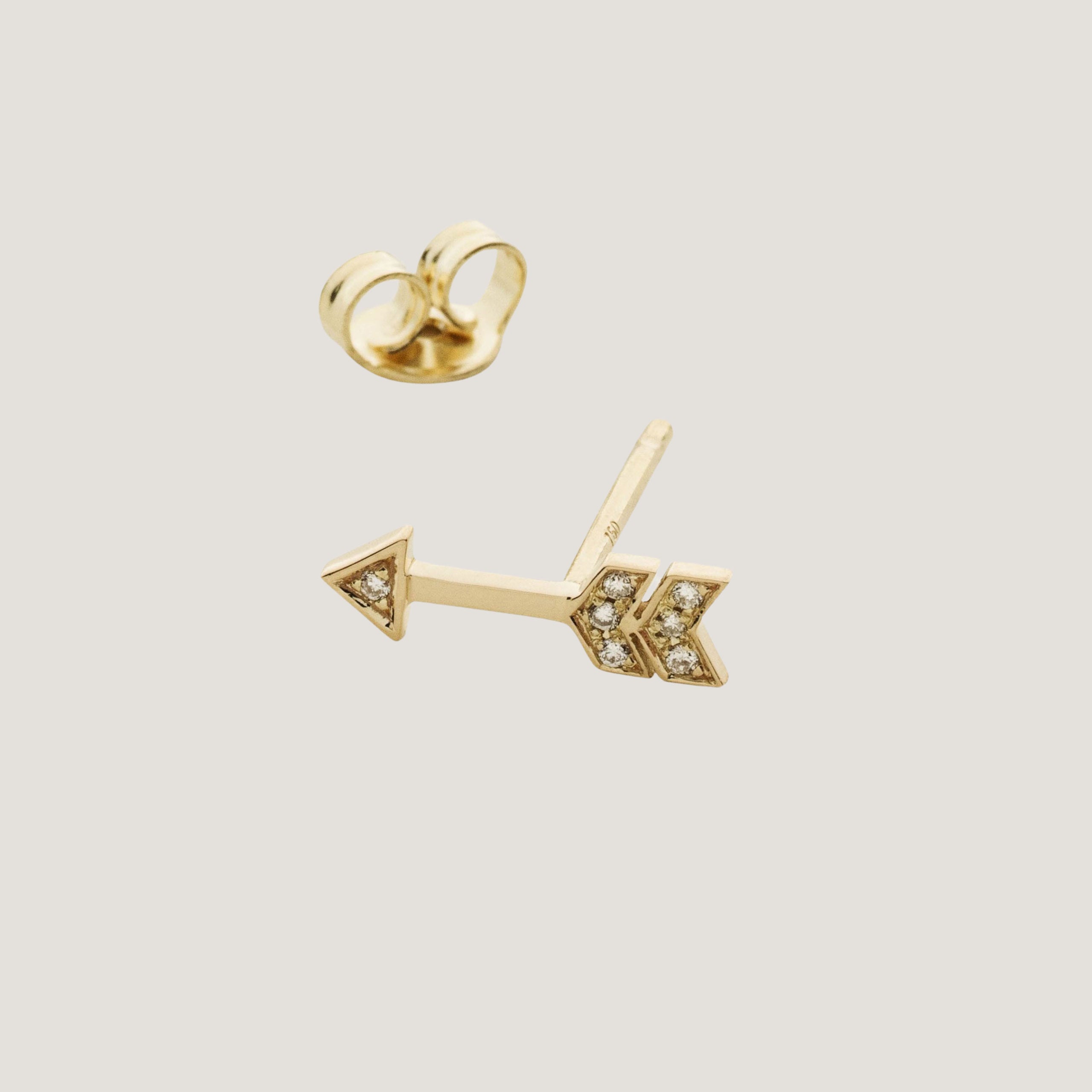 Arrow Diamond Sticker Gold