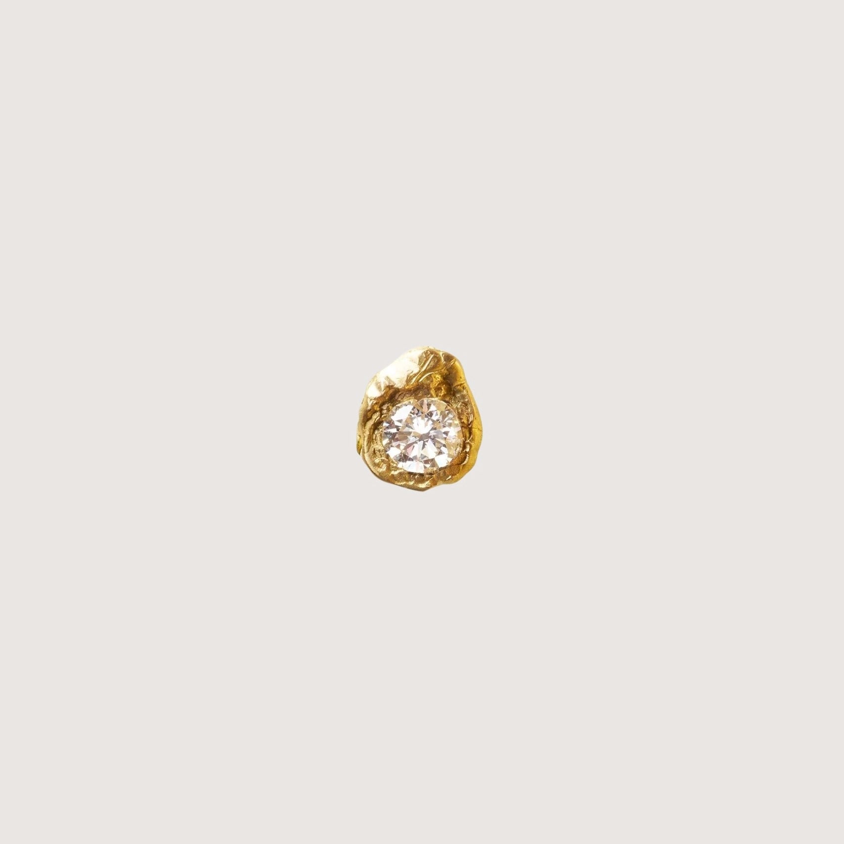 Solitaire Iman Earring - 0.20