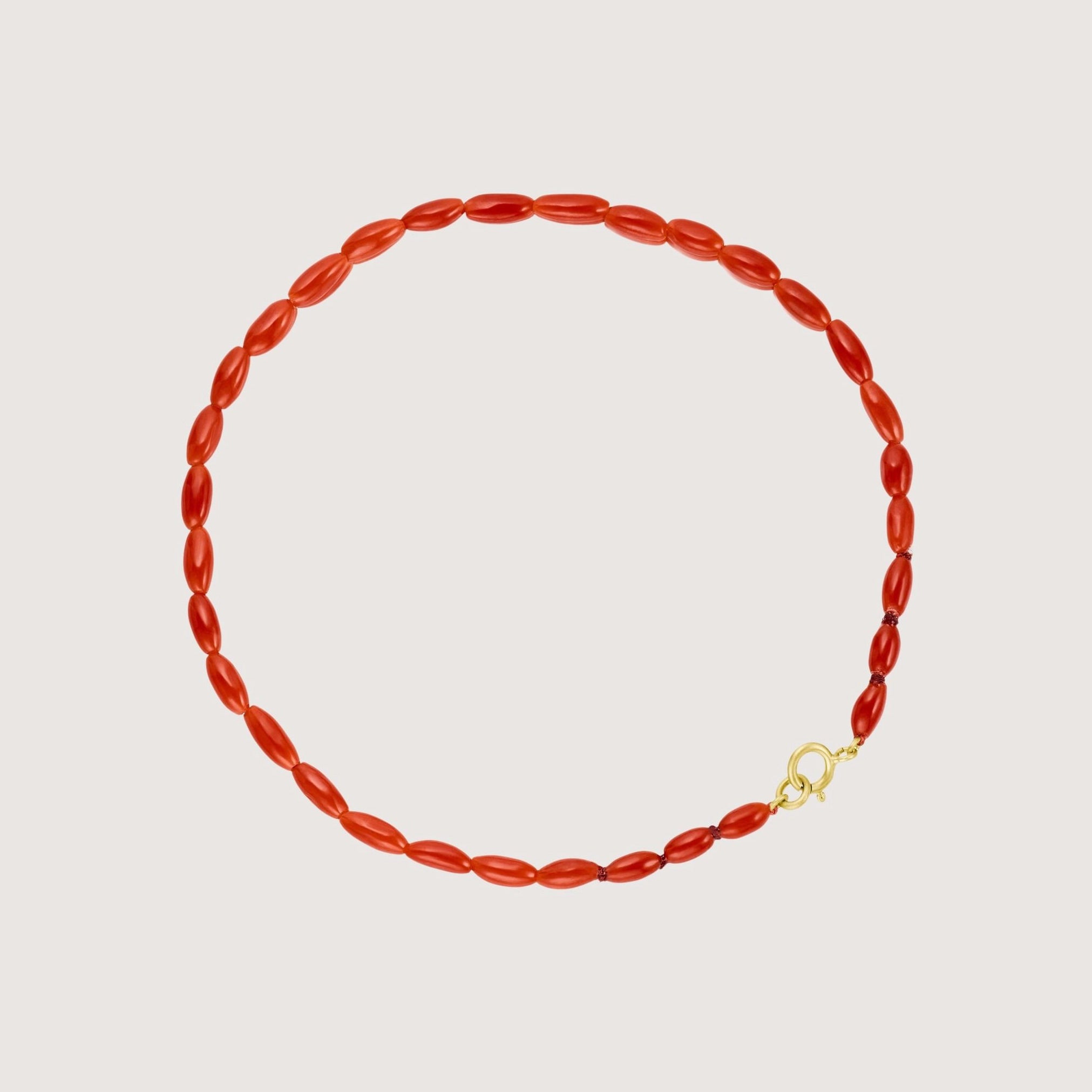 Napoli Bracelet Coral & Gold
