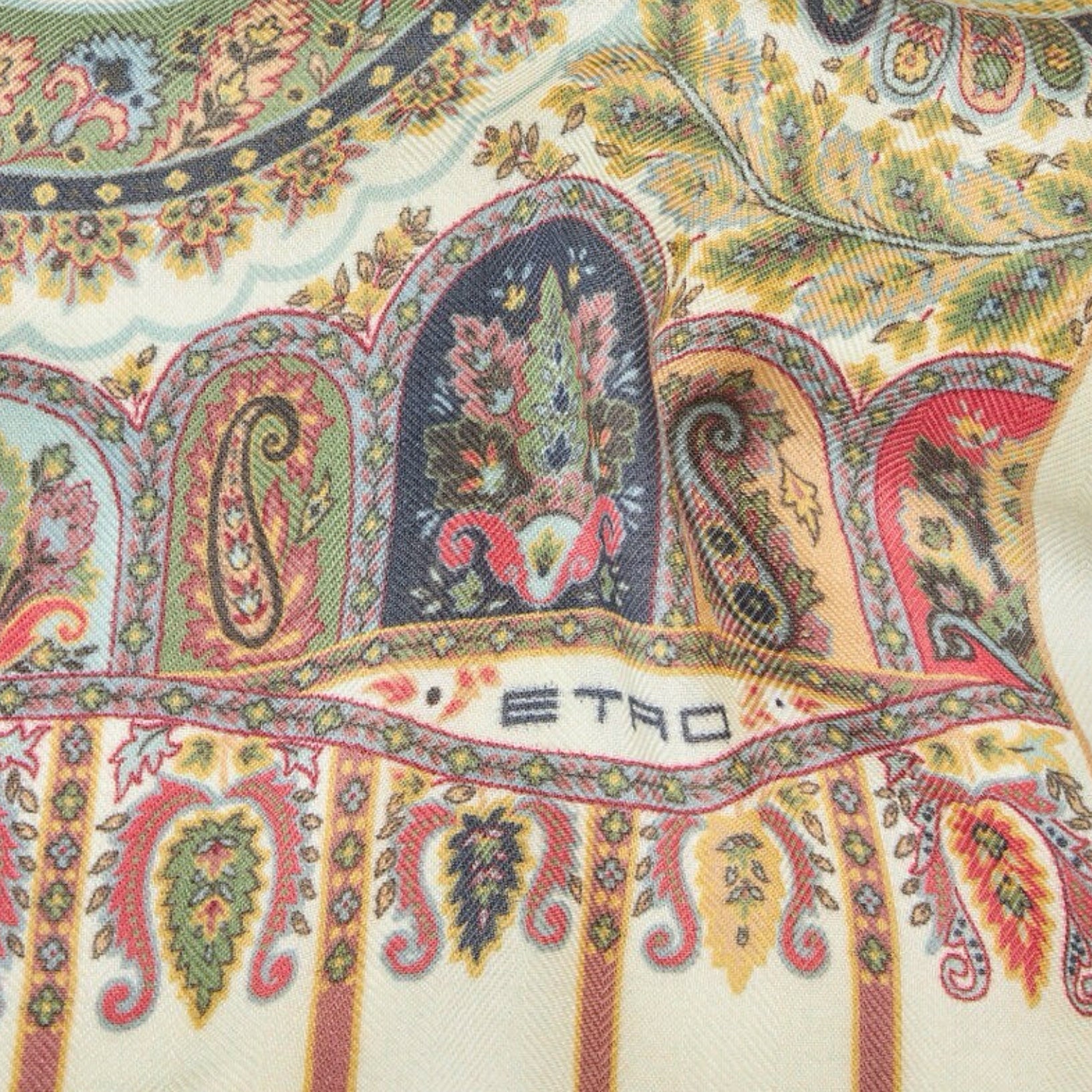 Printed Silk & Cashmere Scarf