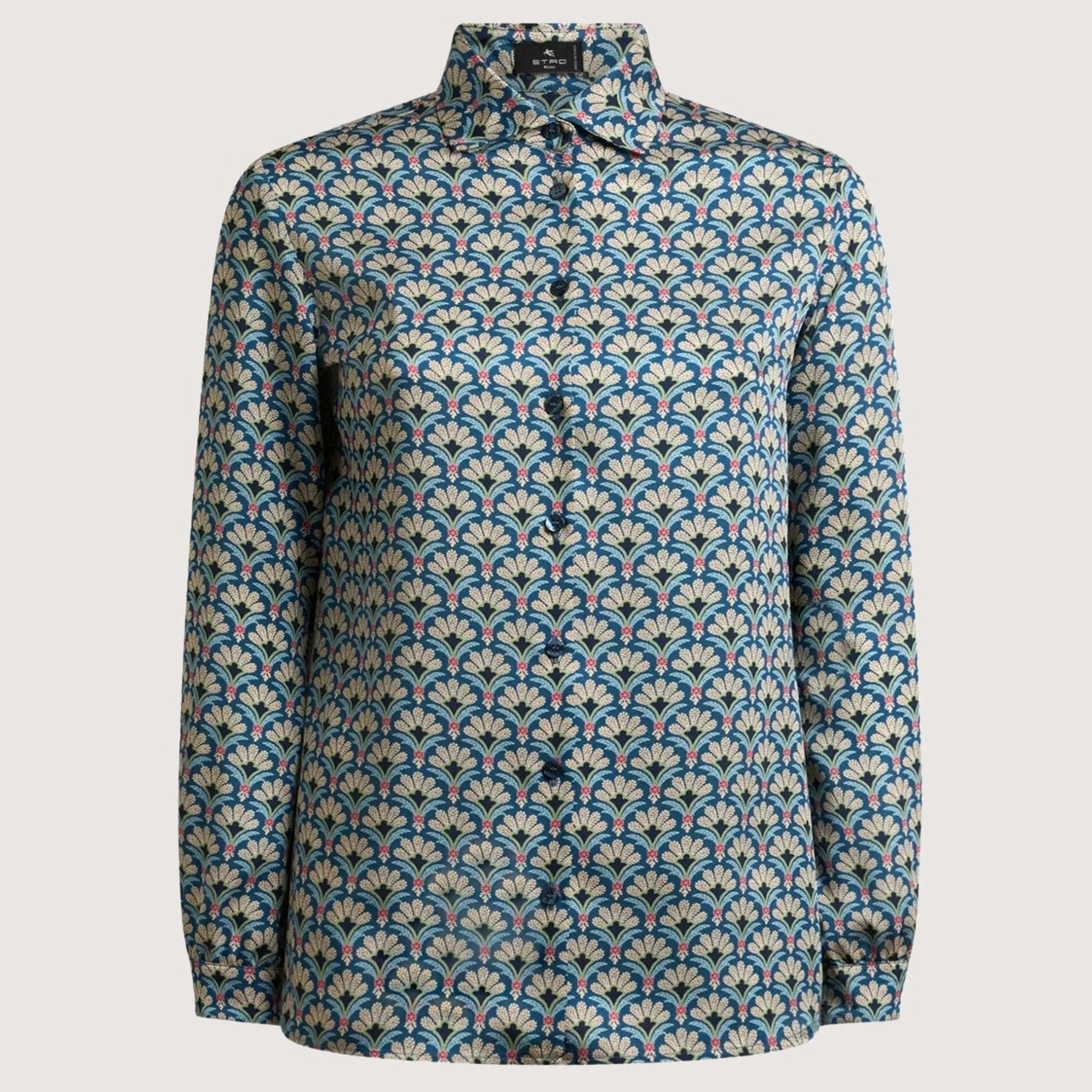 Shirt With Palm Motive