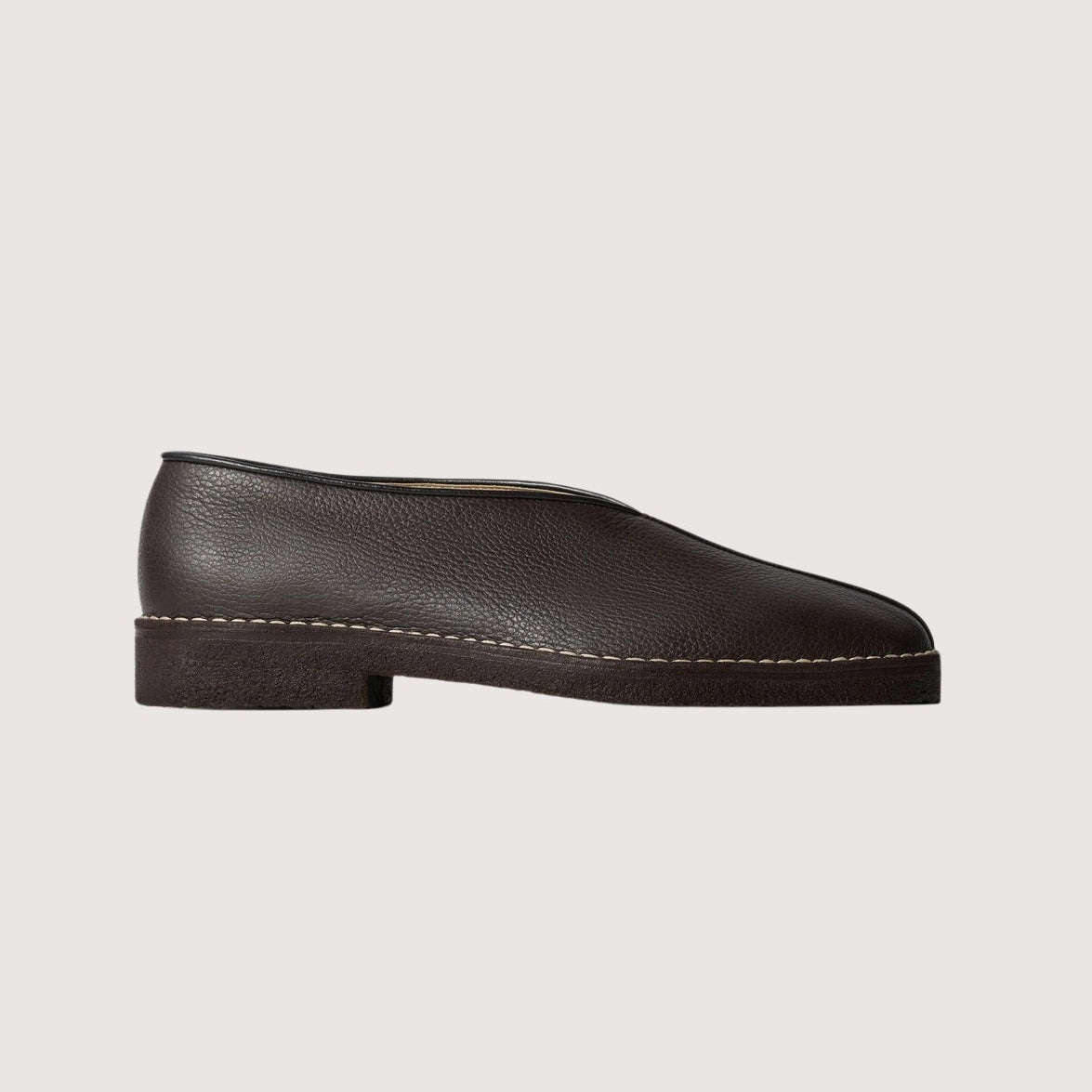 Piped Crepe Slippers