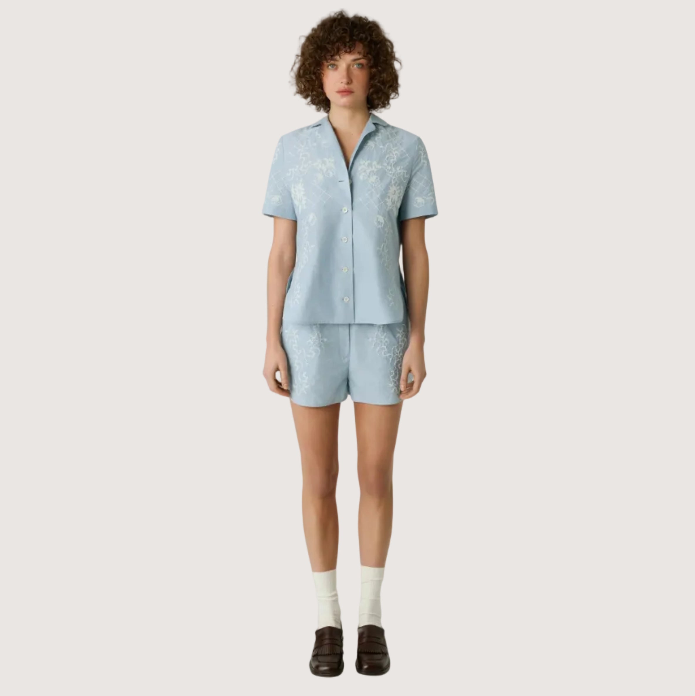 Shirt With Tyn Embroidery