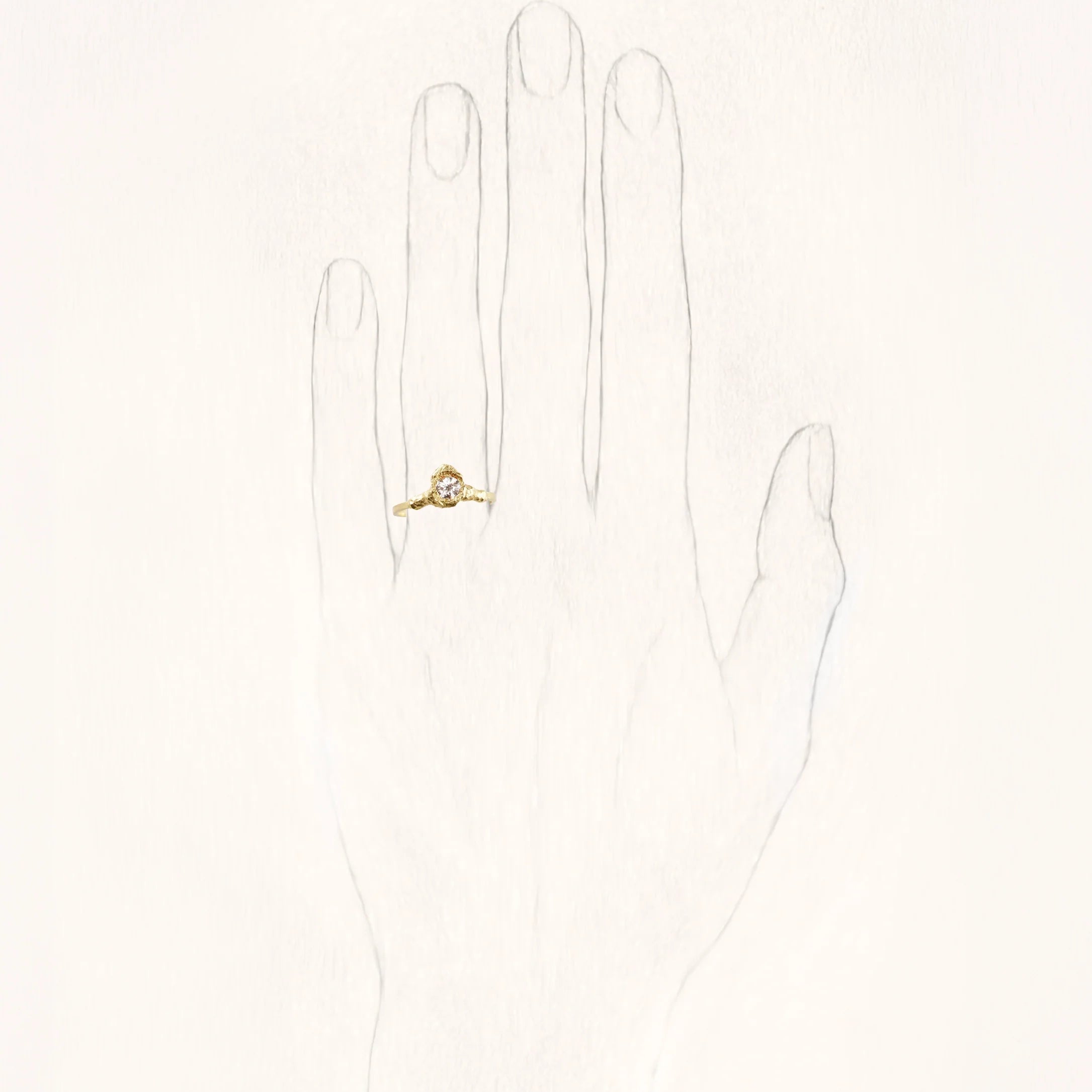 Solitaire Iman Ring - 0.35