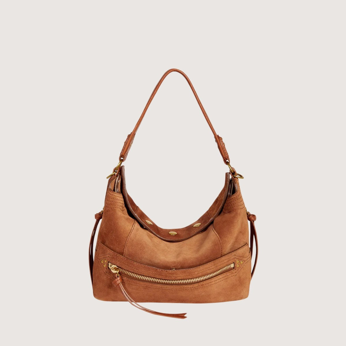 Lucky Hobo Suede Bag