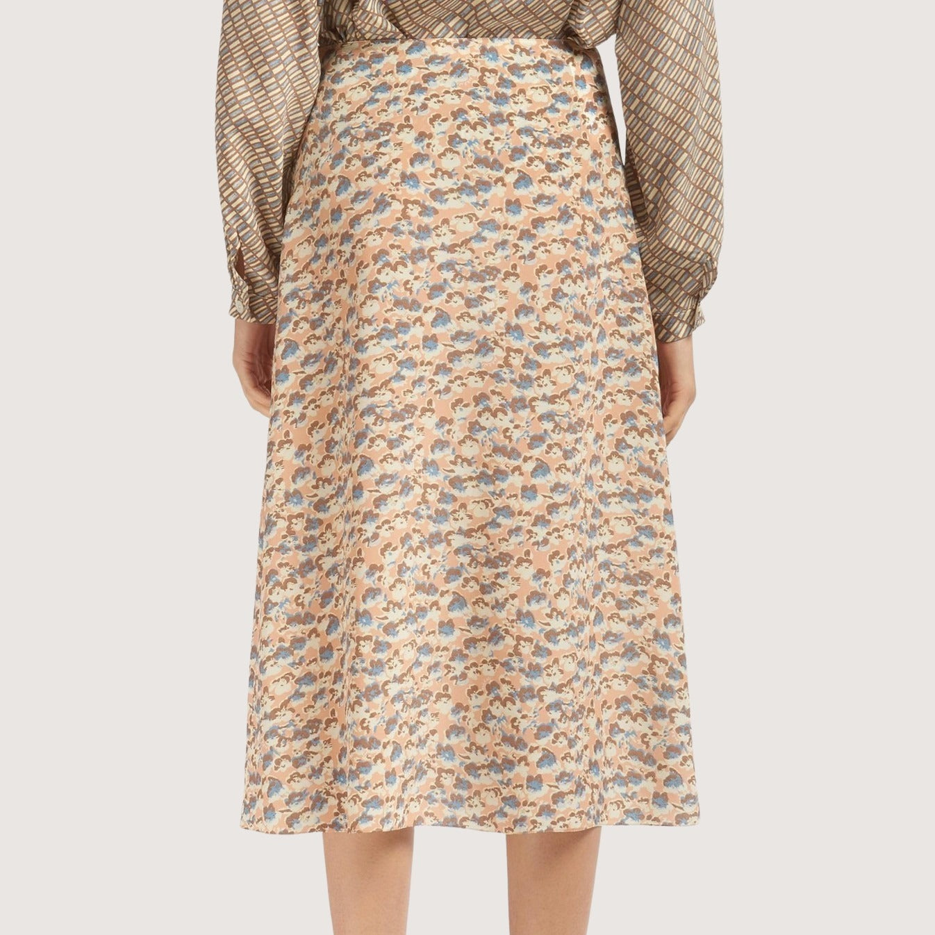 Flower Print Skirt