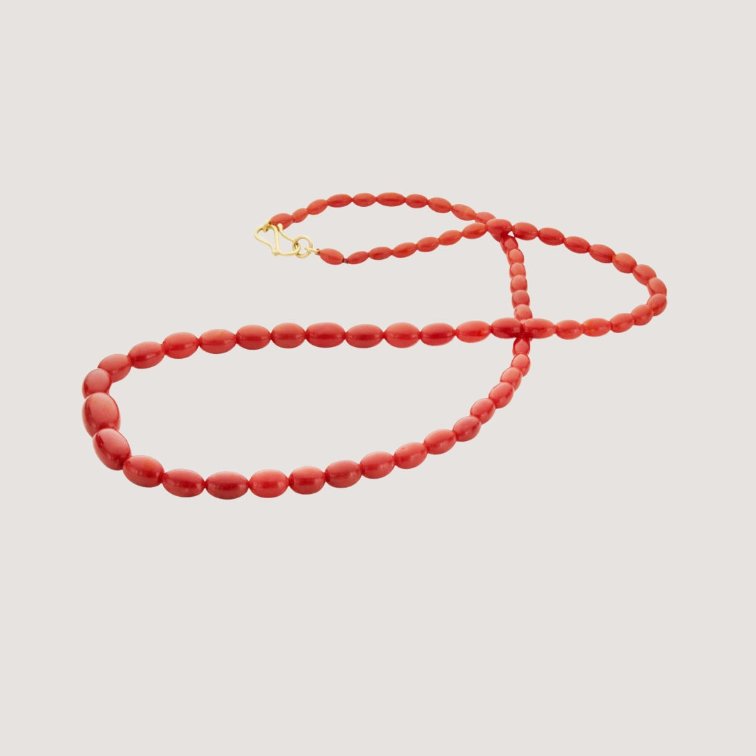 Napoli Necklace Coral & Gold