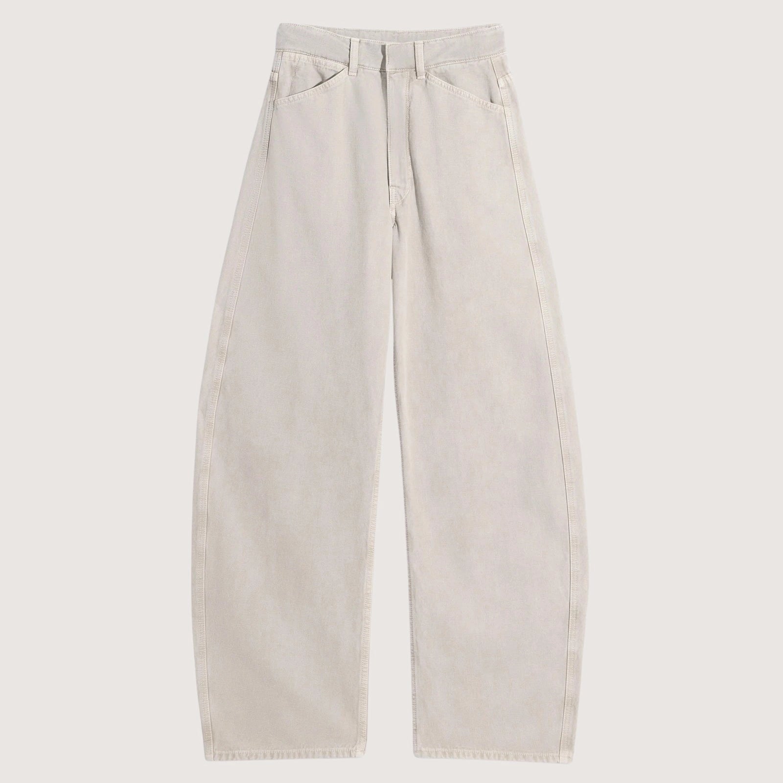High Waisted Curved Pants