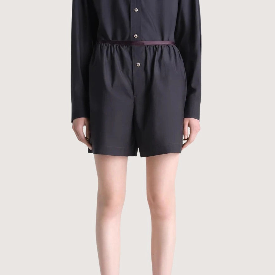Shorts Washed Cotton & Silk