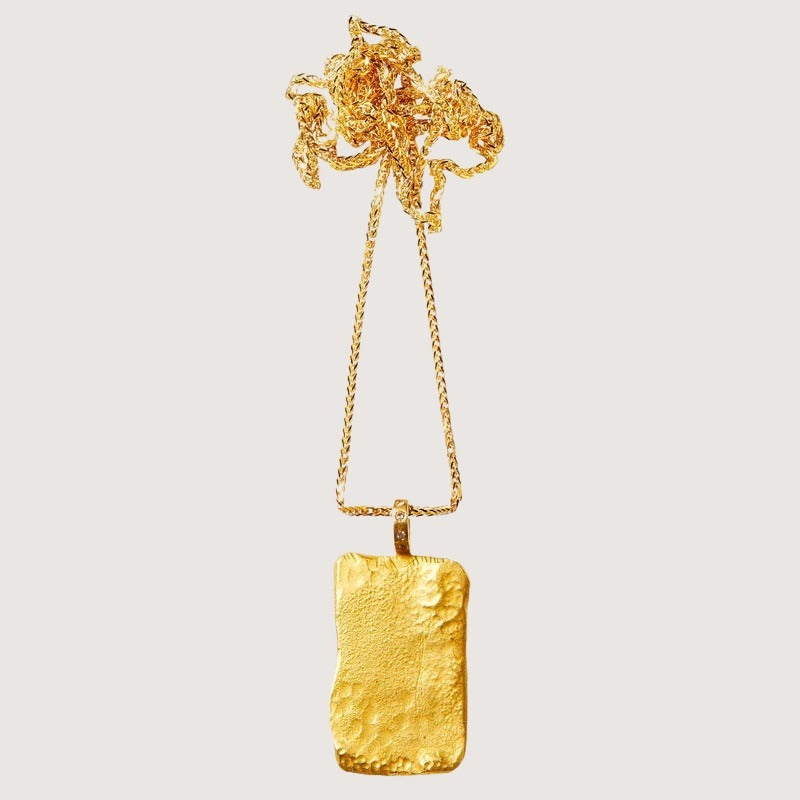 Palma Tag Diamond Necklace