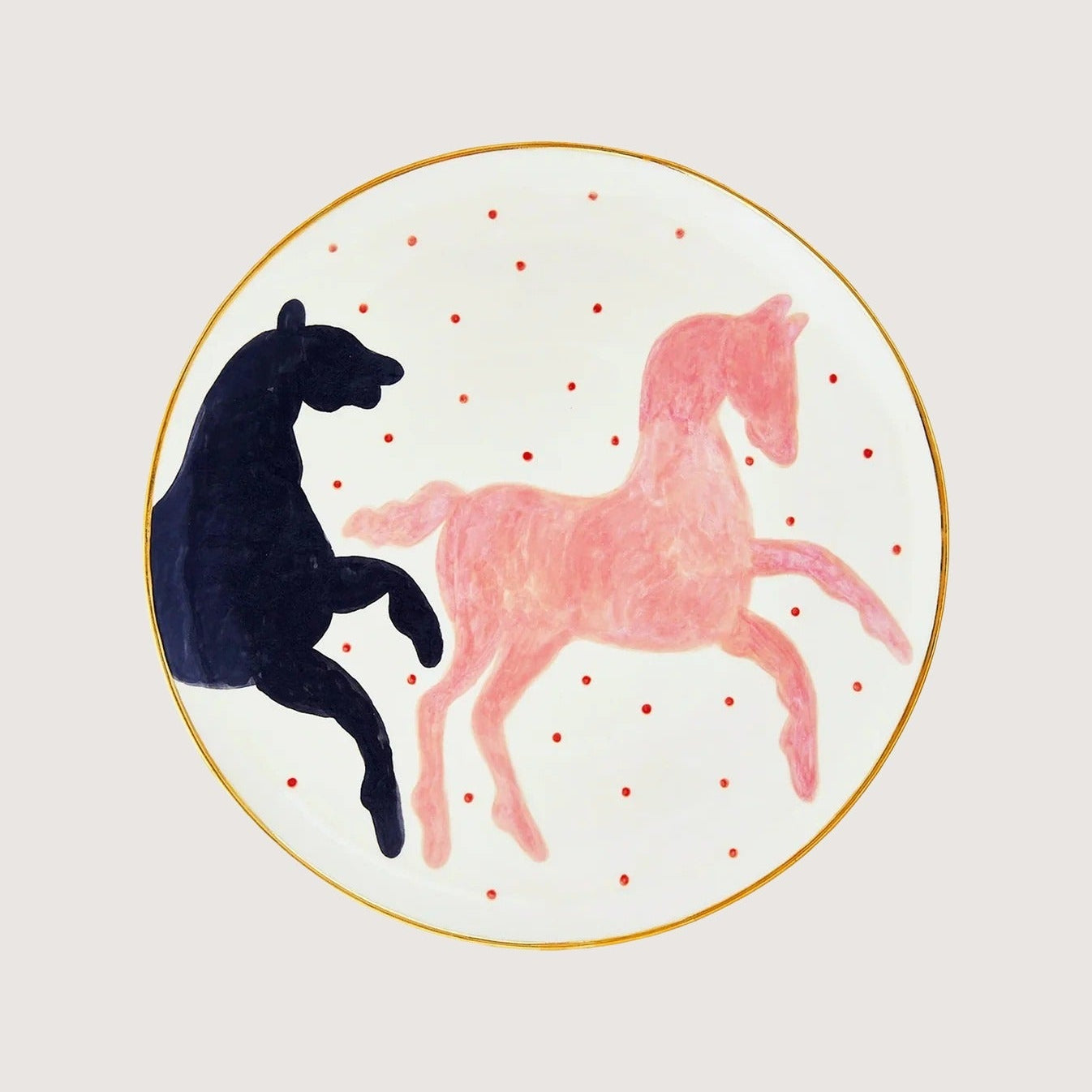 Plate Easter With Horses 32