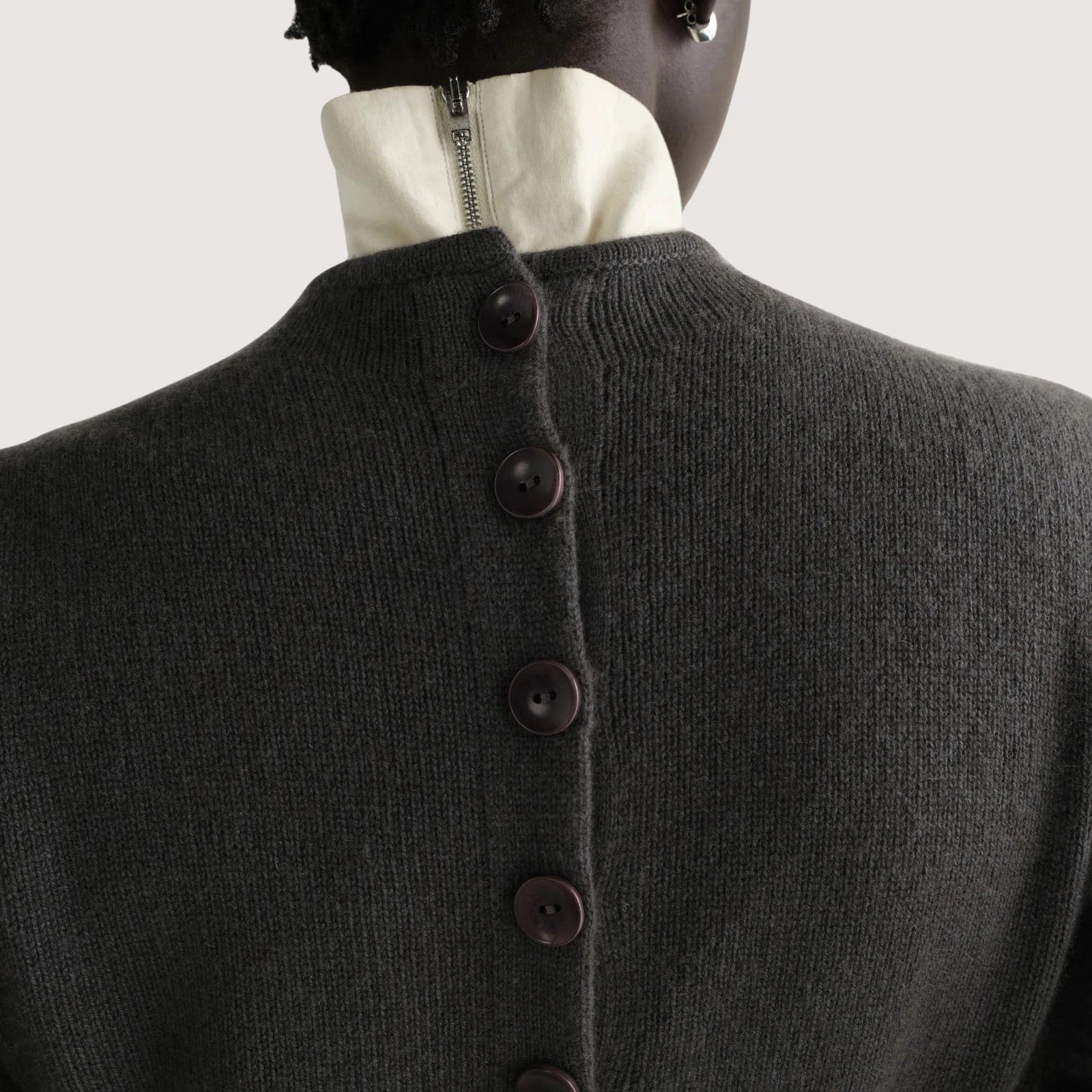 Reversible Buttoned Sweater