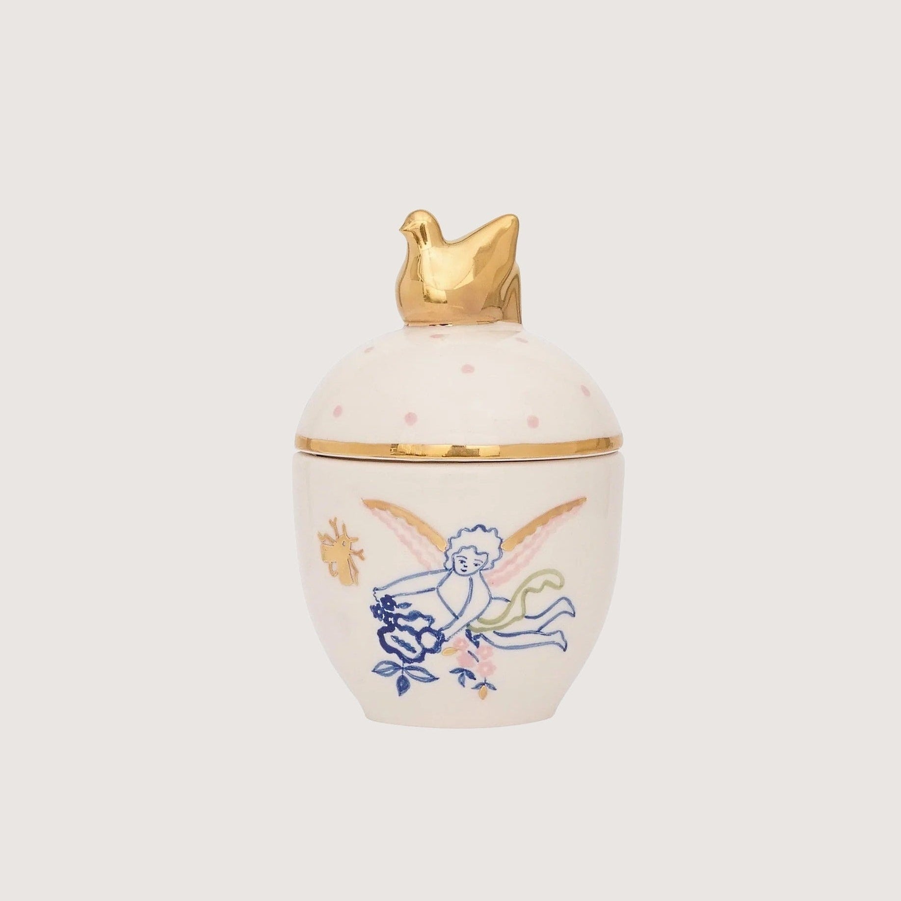 Angel Spring Sugar Bowl