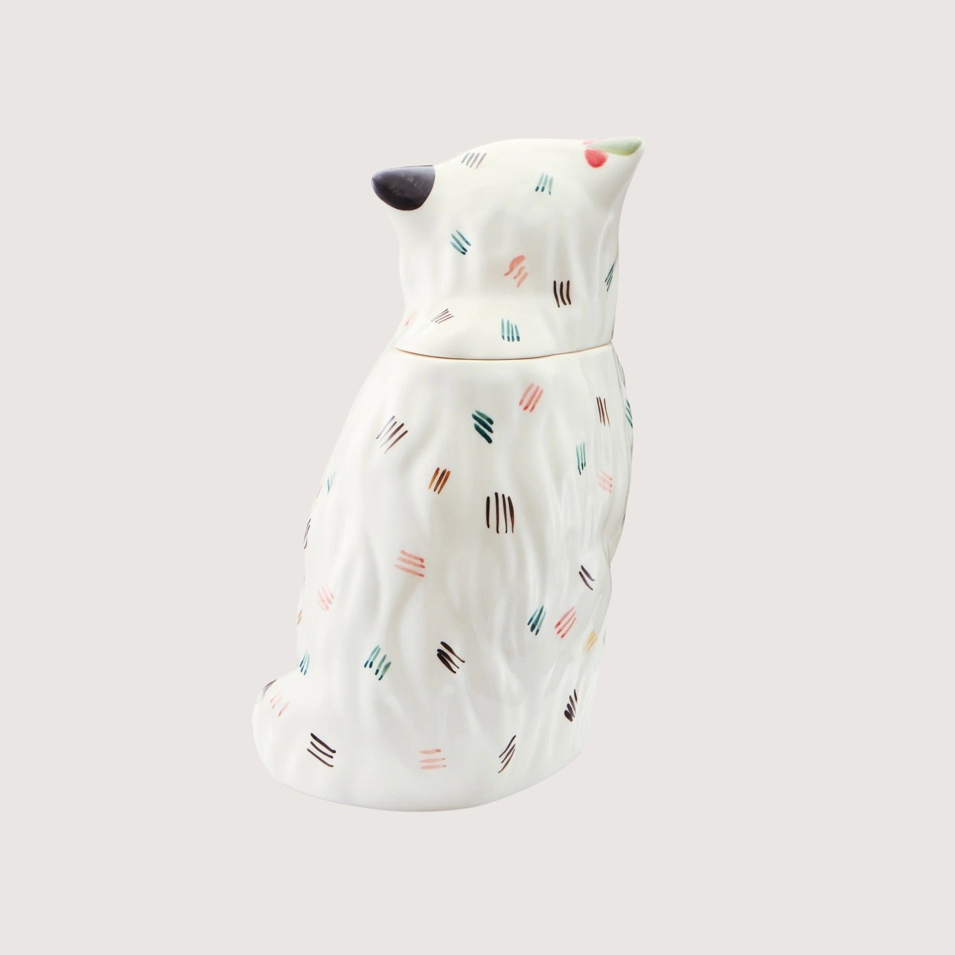 Kitten Shaped Ceramic Container