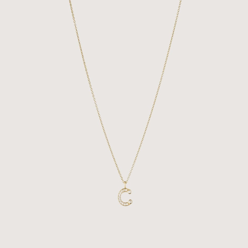 Simple C Necklace