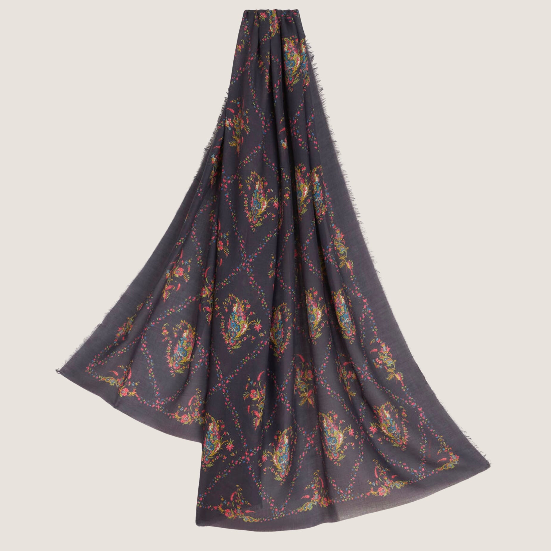 Printed Cashmere Scarf