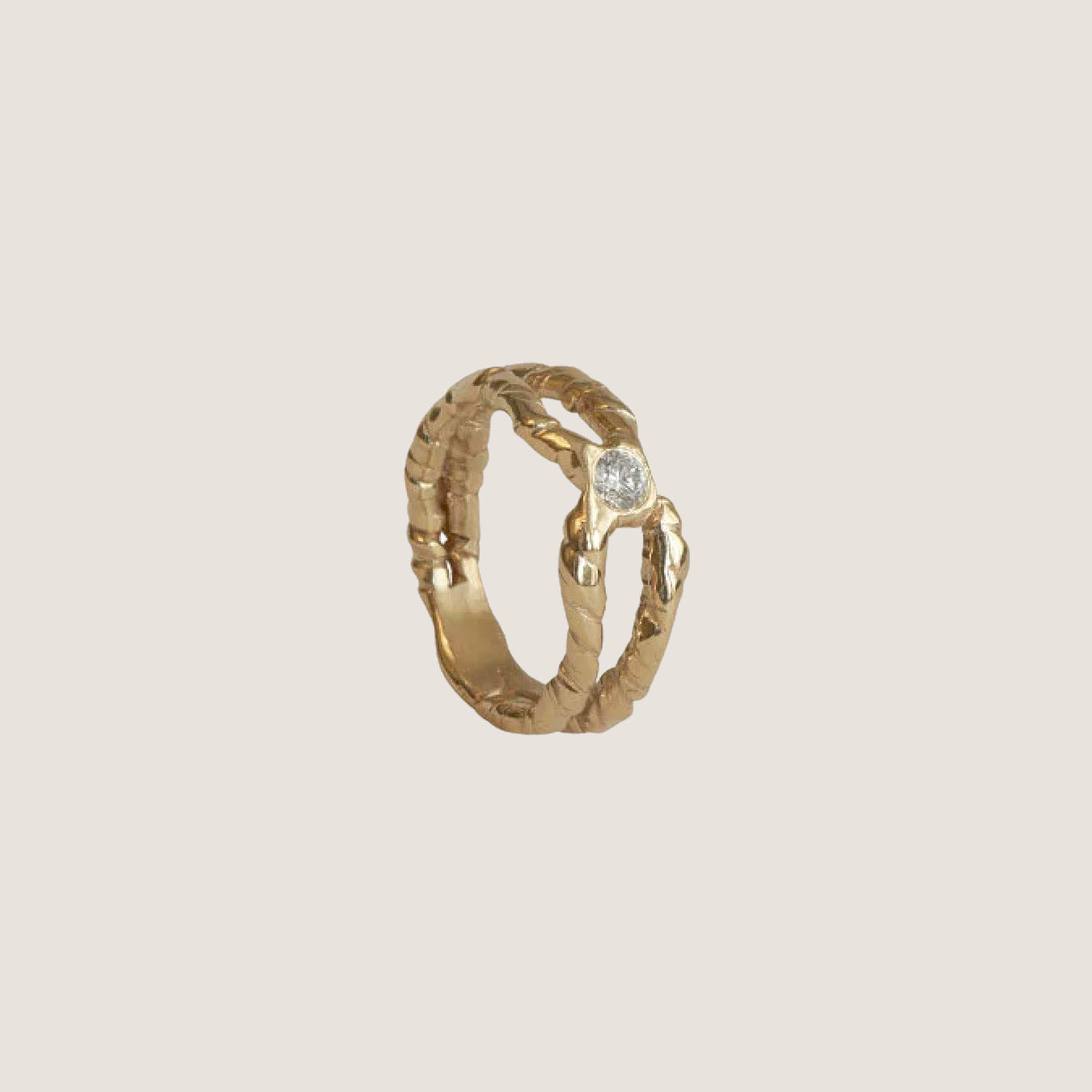 Petite Archi Diamond Ring