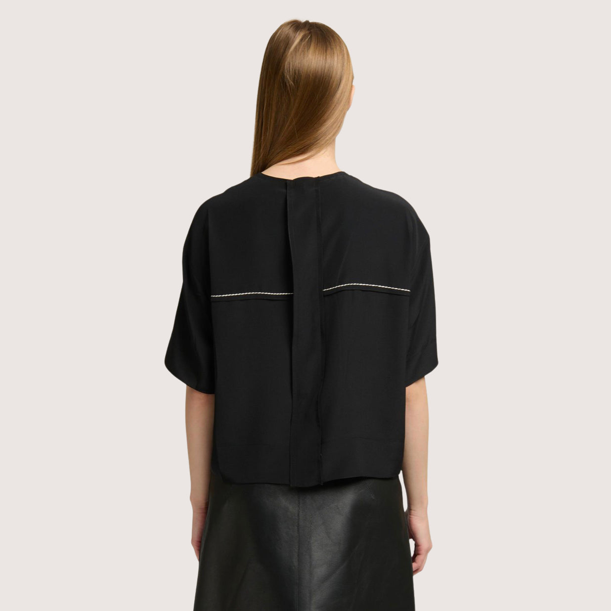 Silk Crepe De Chine Top