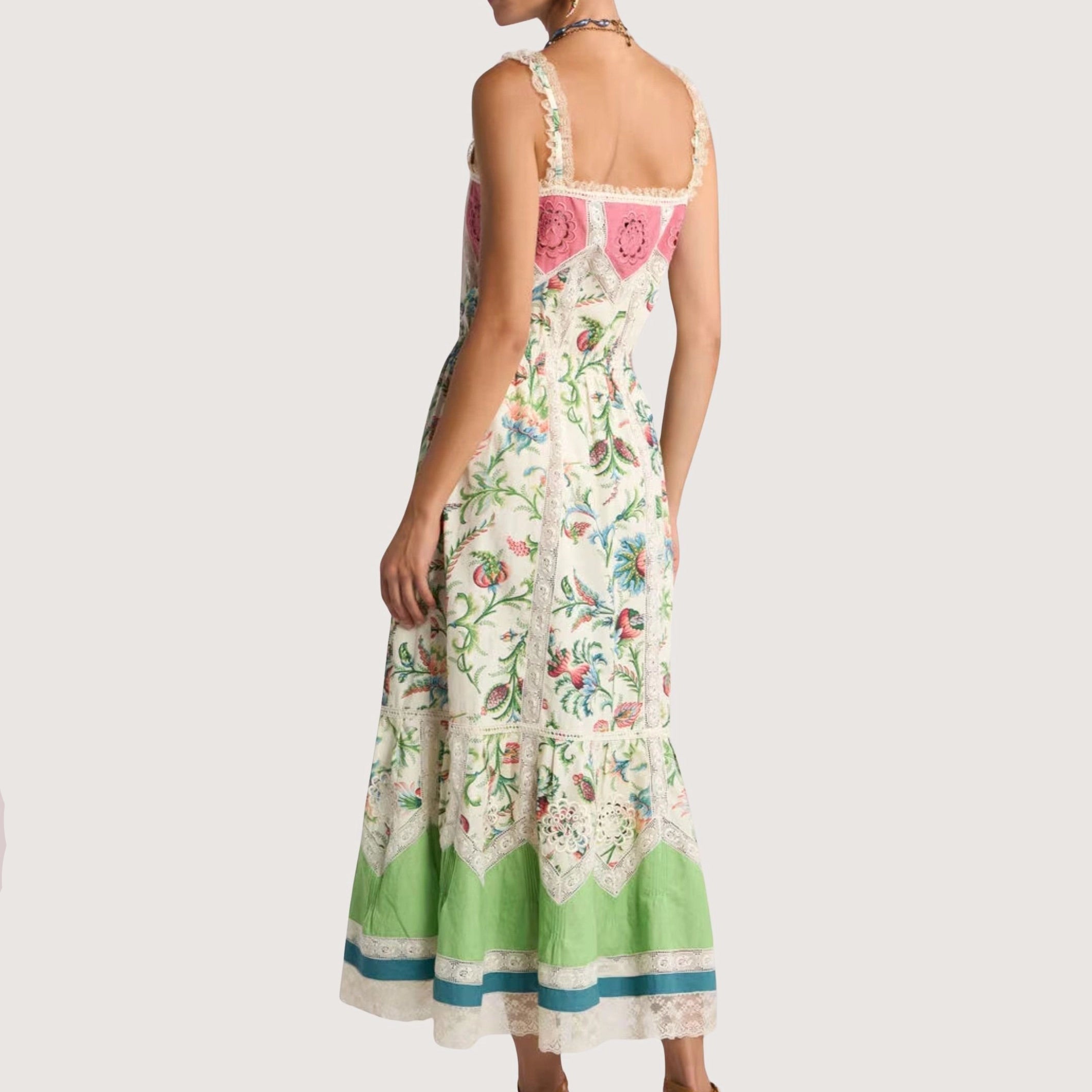 Apron Dress With Lace