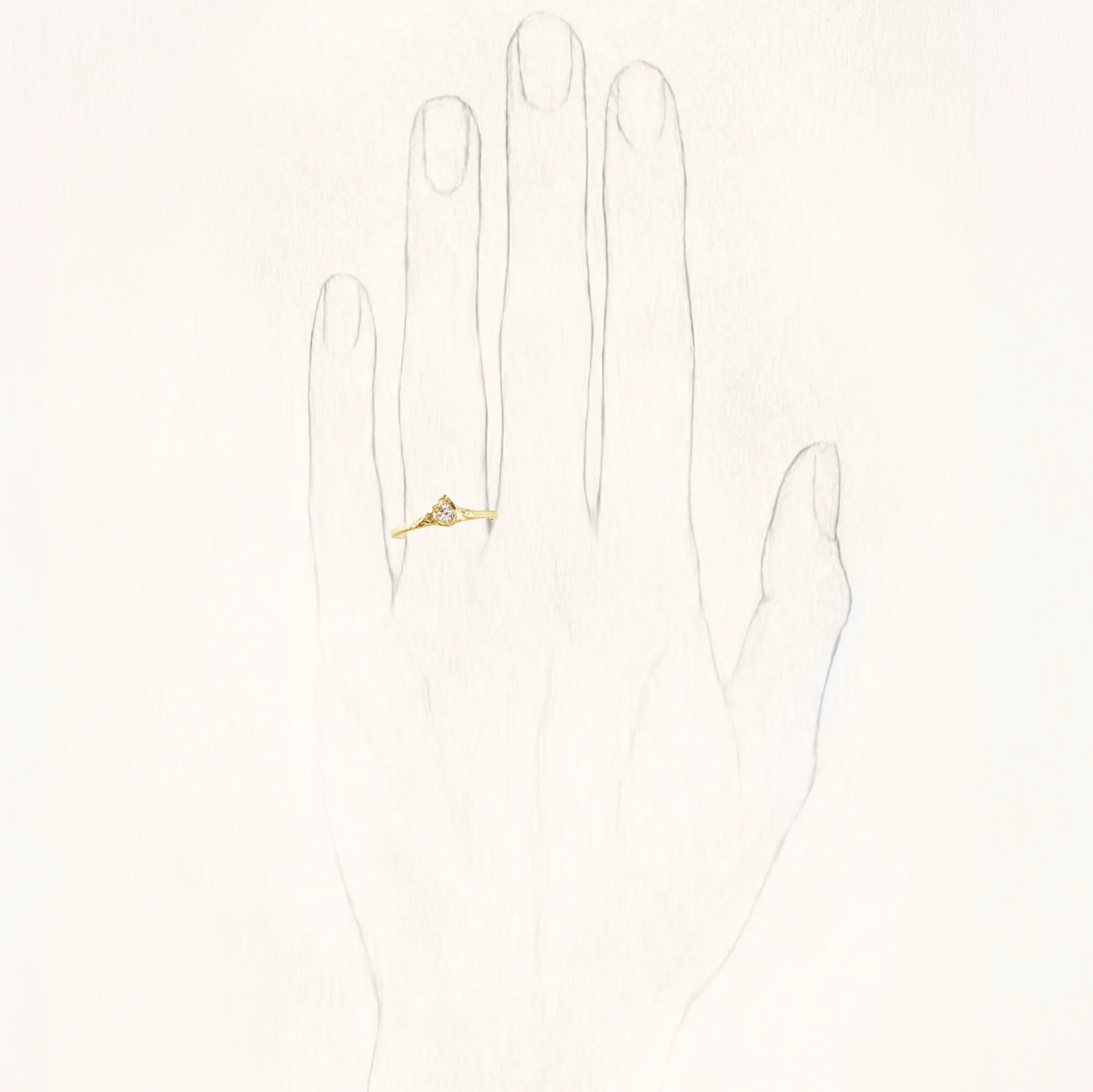 Solitaire Iman Ring - 0.10