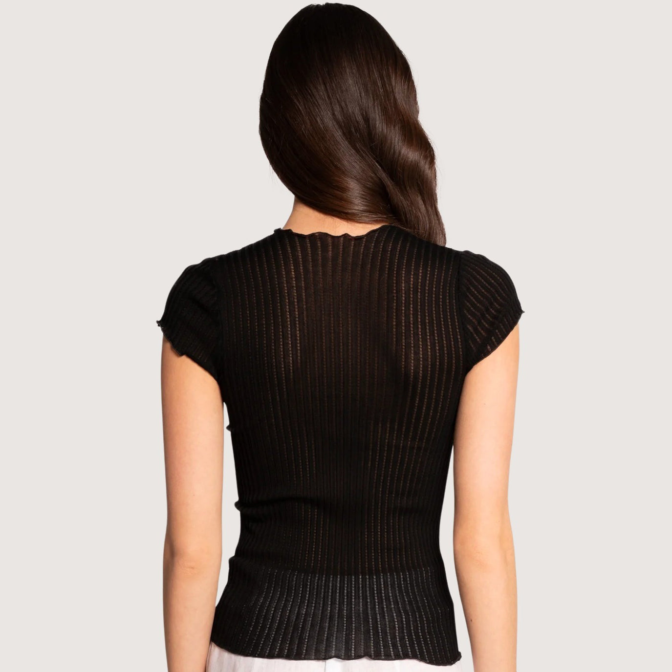 Wool & Silk Short Sleeves - 7493