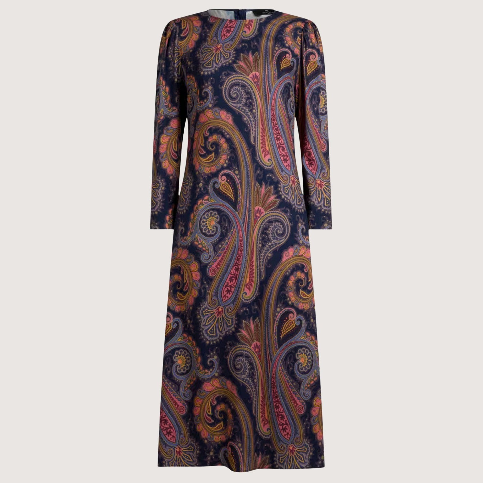 Crepe Midi Dress
