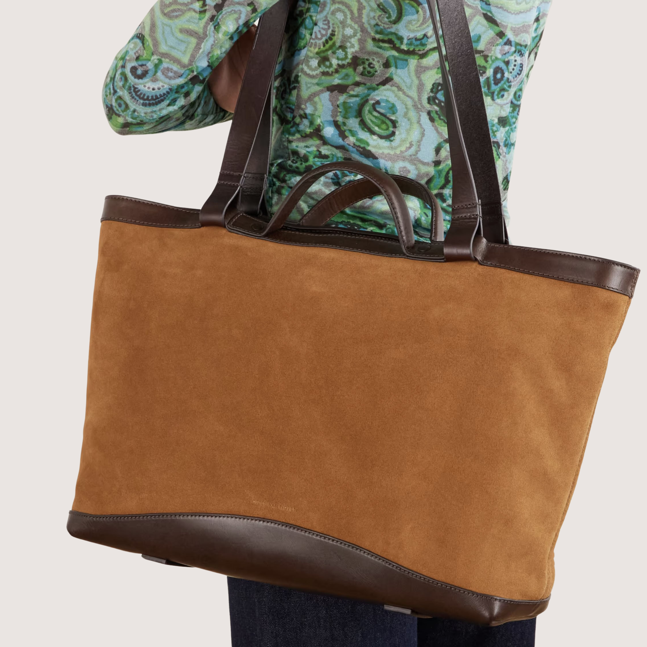 Carter Suede Tote Bag