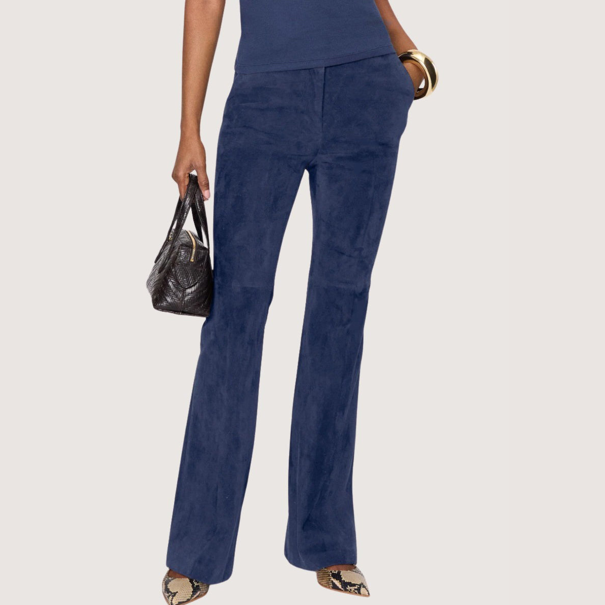 Tafira Suede Stretch Trouser