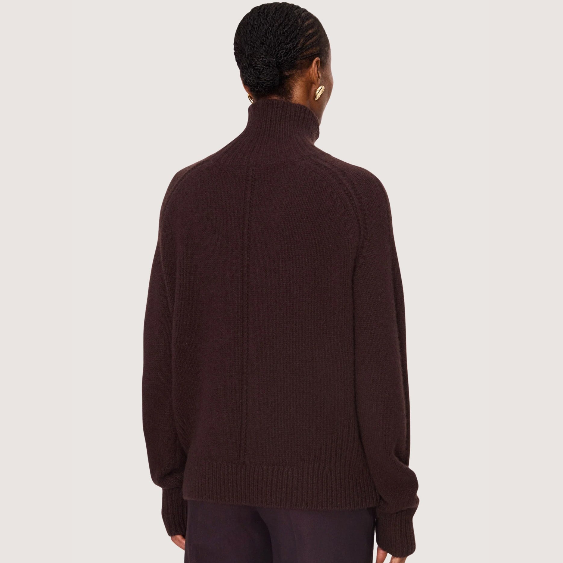 Tilly Lofty Cashmere High Neck Jumper
