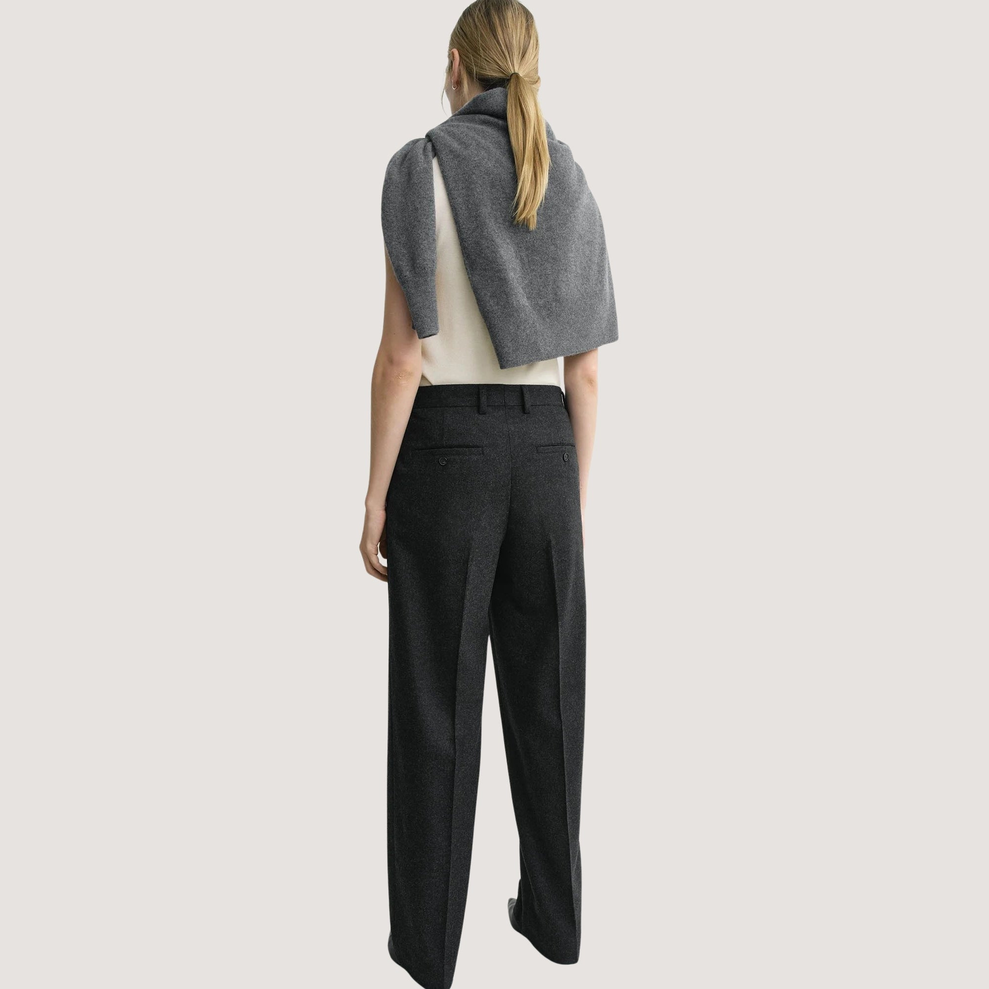 Double-Pleat Winter Trouser