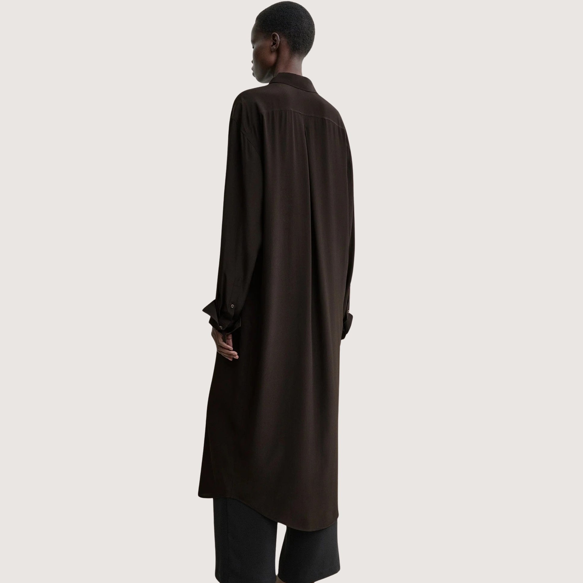 Silk Shirtdress