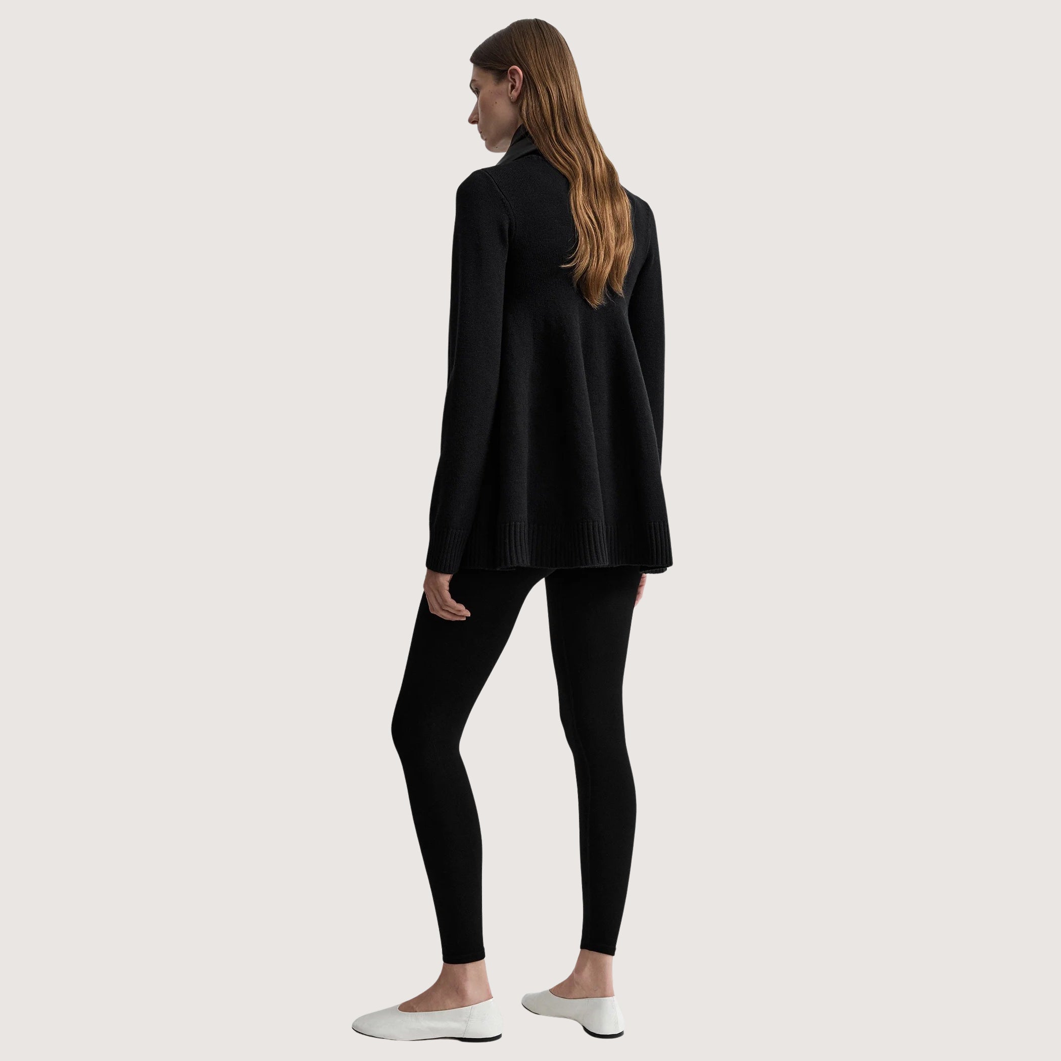 Wool Turtleneck Top