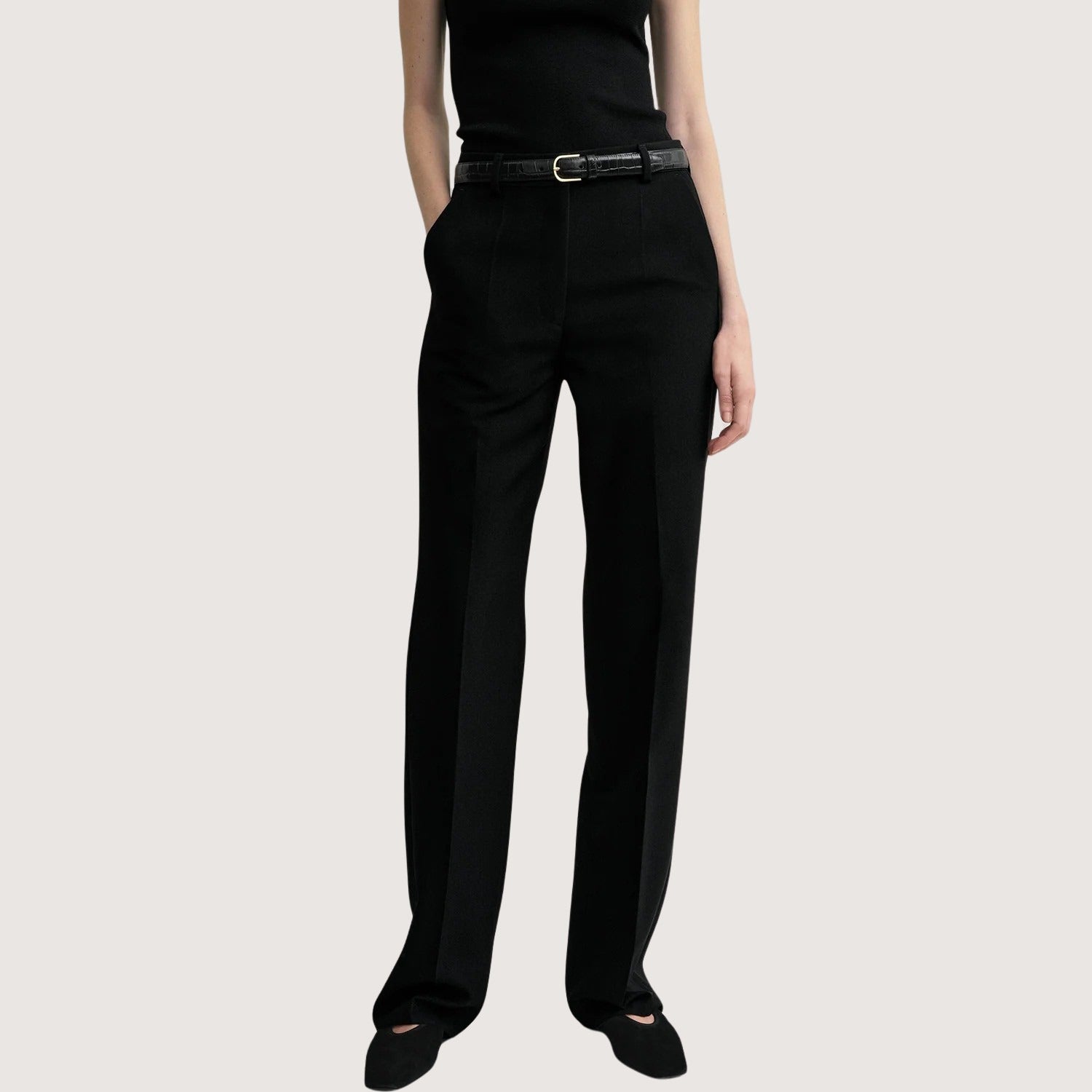 Straight Suit Trousers