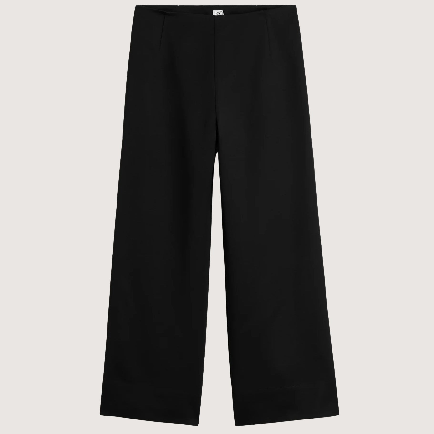 Fluid satin trousers