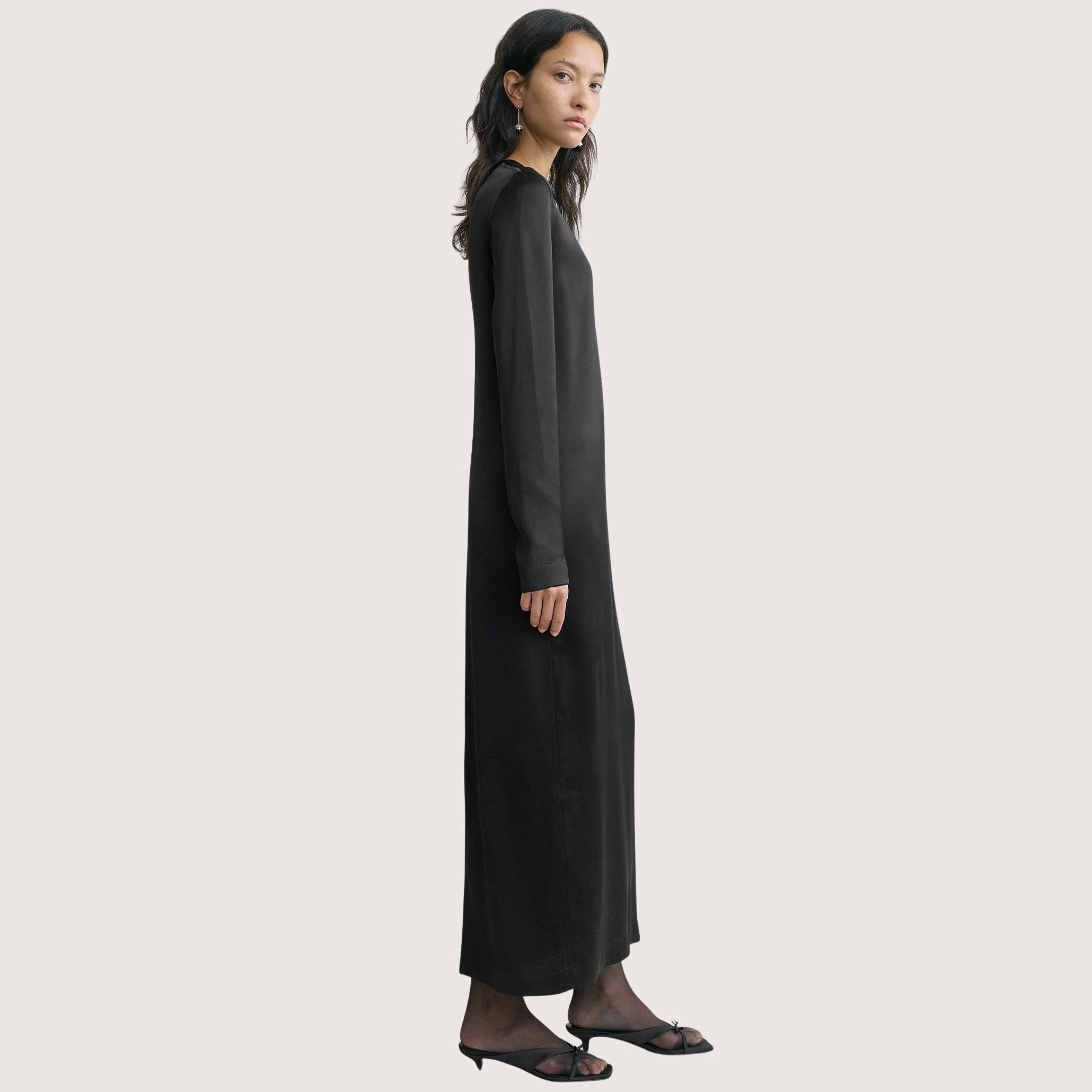 Long Satin Dress