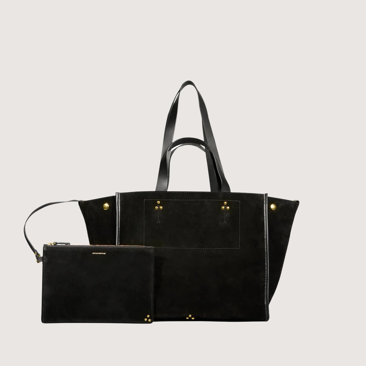 Leon Large Suede Bag
