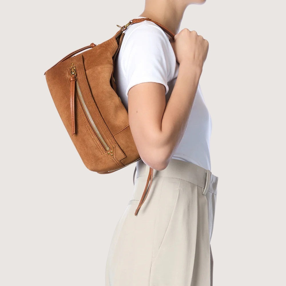 Lucky Hobo Suede Bag