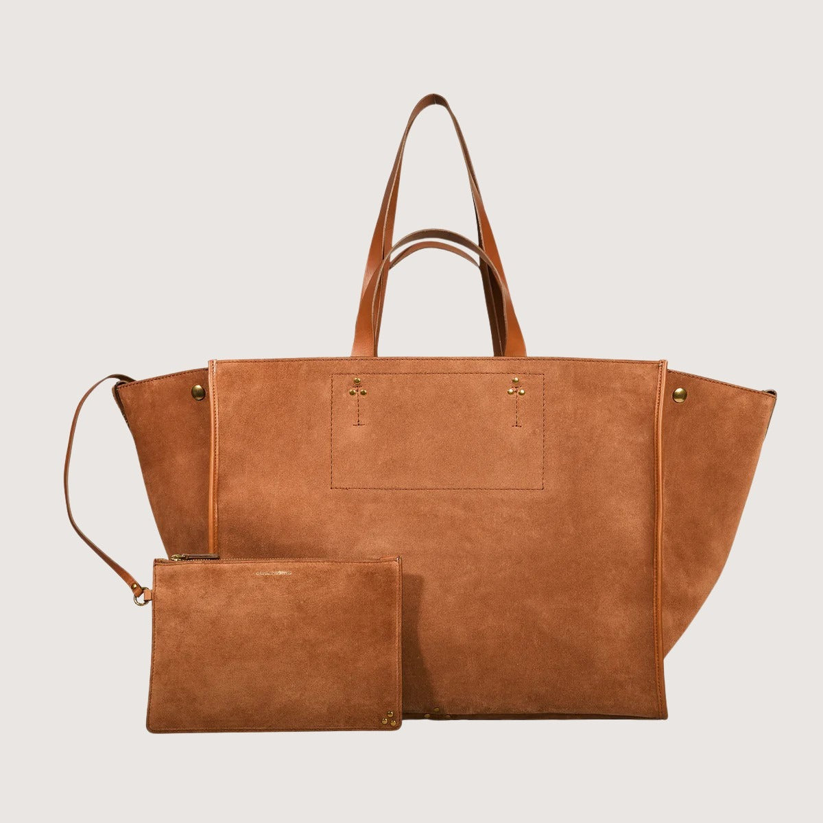 Leon Large Suede Bag