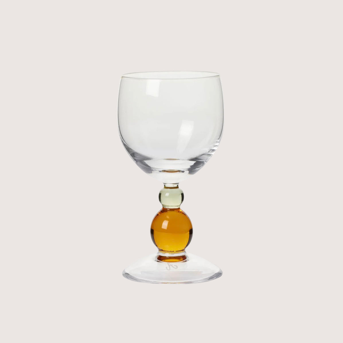 Noam Wine Glass - Smoke/Amber