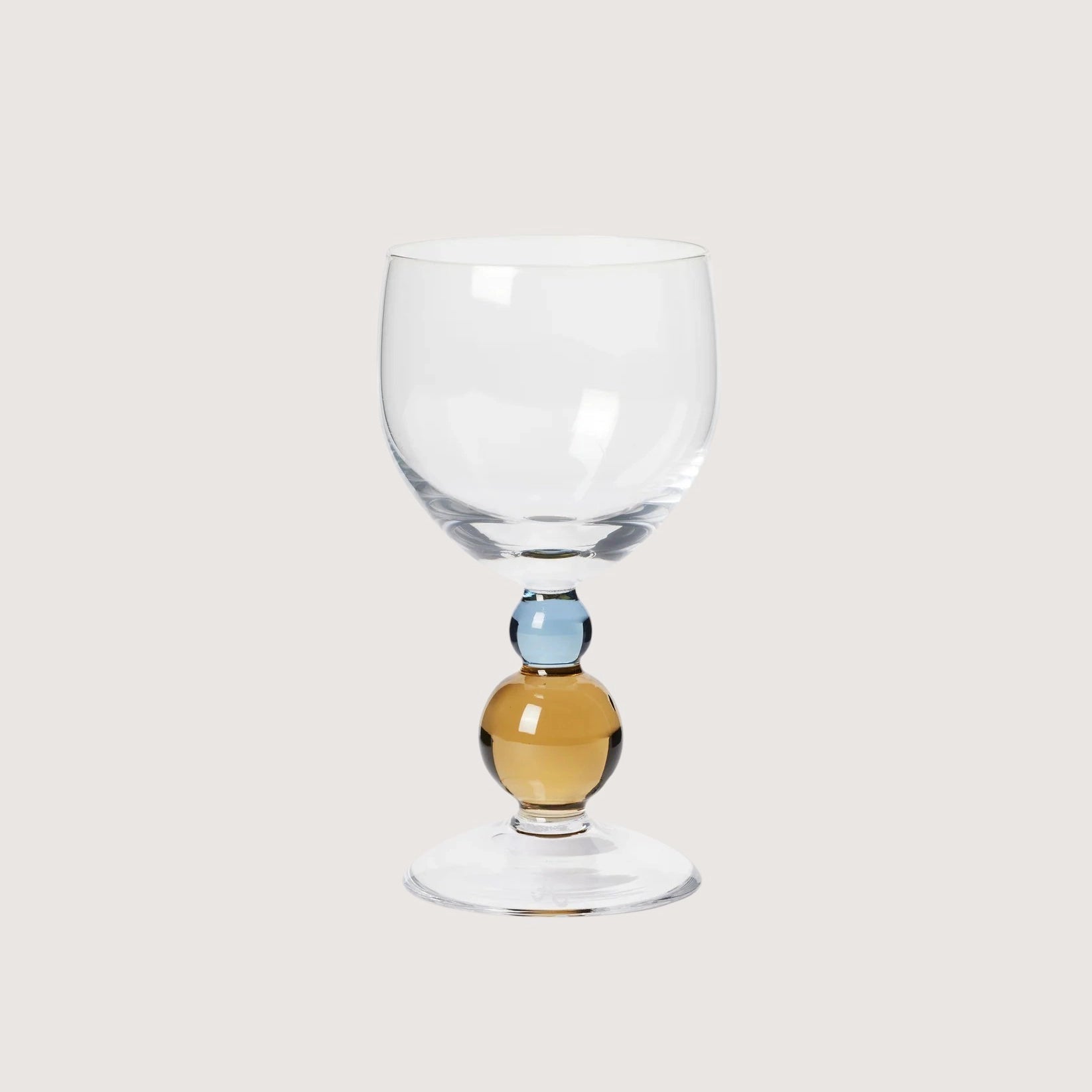 Noam Wine Glass - Smoke Blue/Hazel